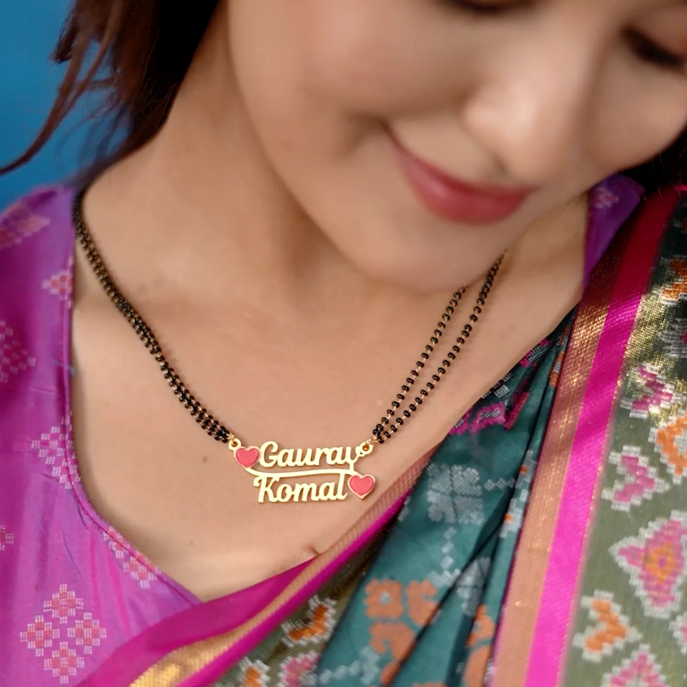 Couple Name Necklace